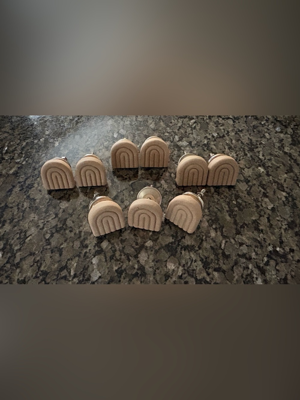 Rainbow knobs (set of 9)